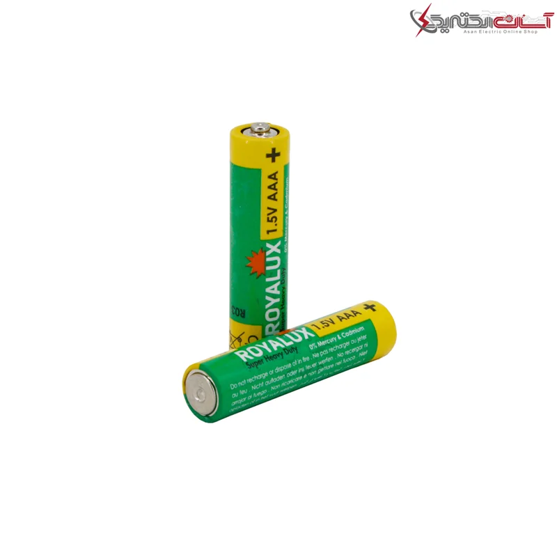 باتری نیم قلمی رویالوکس مدل Super Heavy Duty بسته 2 عددی