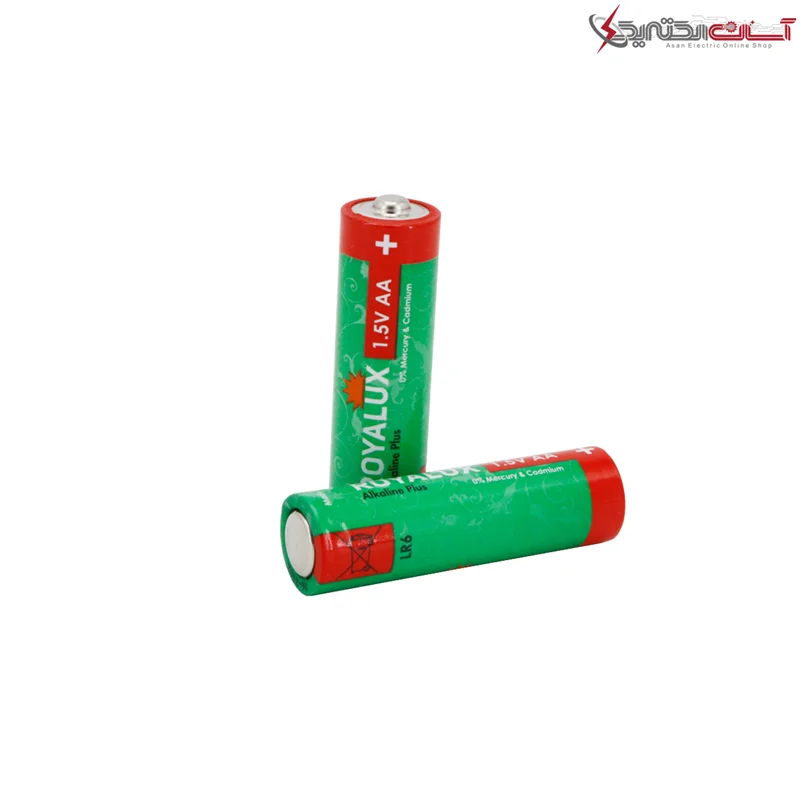 باتری قلمی رویالوکس مدل Plus Alkaline بسته 2 عددی